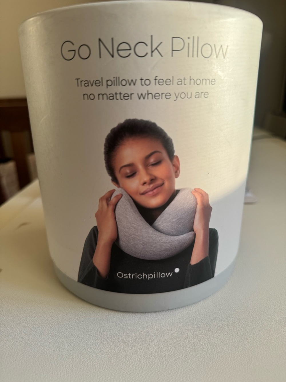 Ostrichpillow Go Neck Pillow - Light Gray Travel Pillow